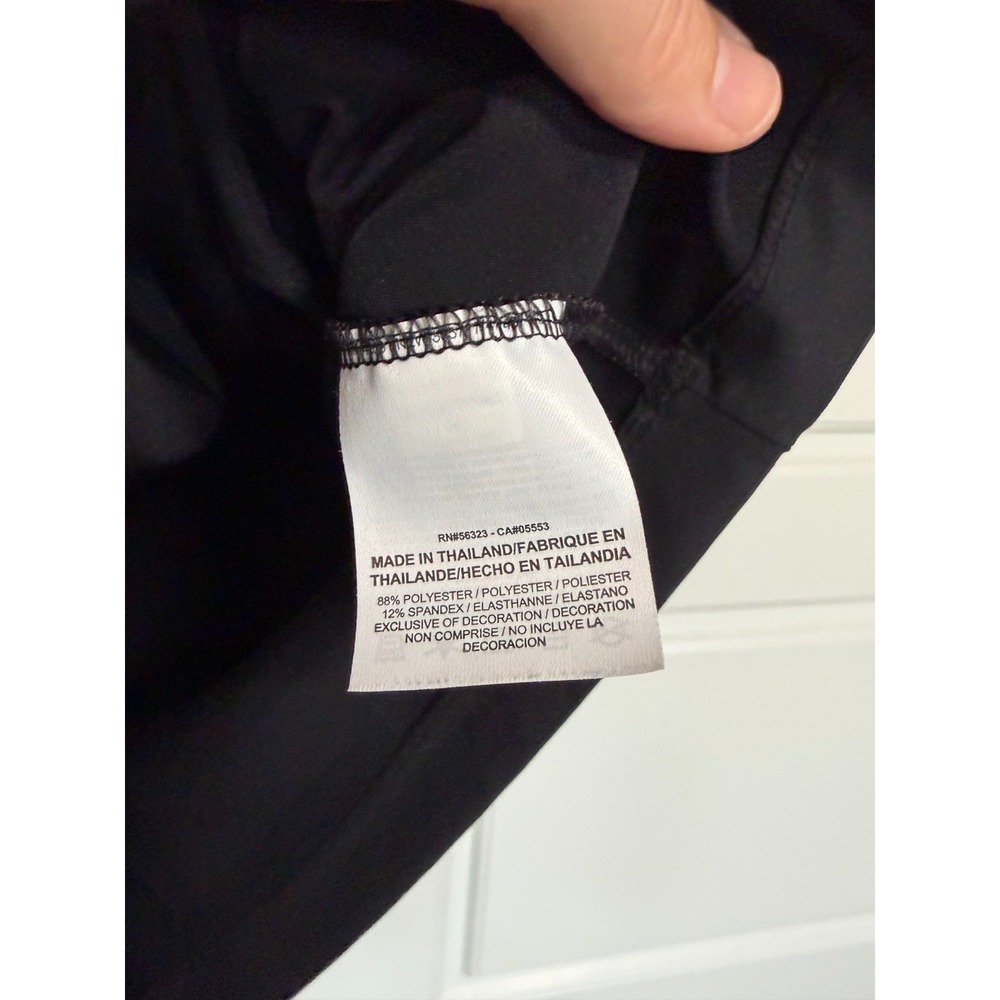 Nike Golf Polo Shirt Mens Medium Black Gray Dri-FIT Tour Performance Short - Picture 6 of 8